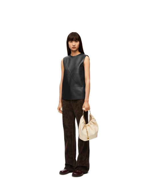 Loewe Brown Mid-Rise Straight-Leg Trousers