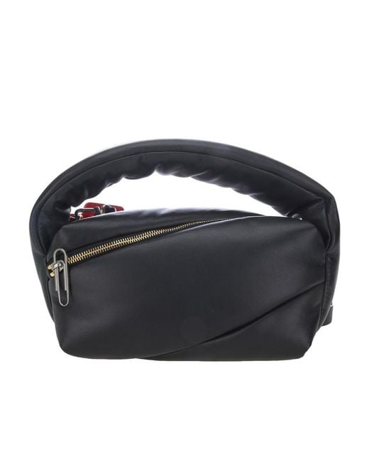 Off-White c/o Virgil Abloh Black Pump Padded Clutch Pouch