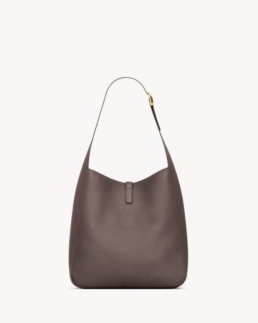 Saint Laurent Brown Le 5 À 7 Supple Large