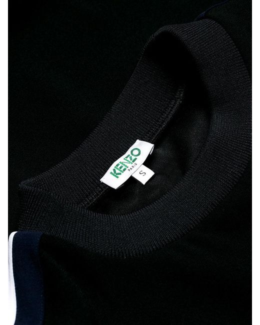 KENZO Black Tiger Embroidered Pullover