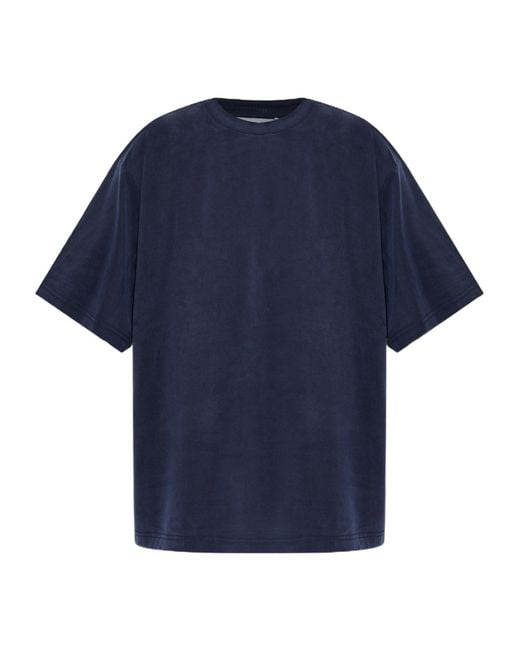 IRO Blue Crew Neck Short-Sleeved T-Shirt