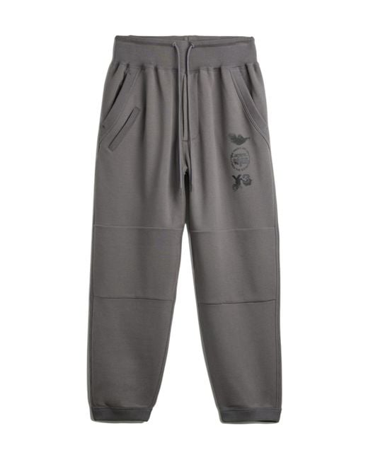Y-3 Gray Cuffed Track Pants for men