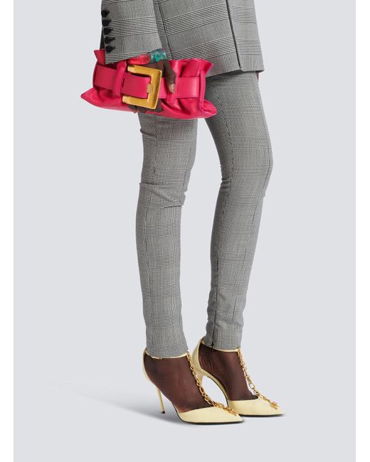 Balmain Pink Mini Anthem Shoulder Bag