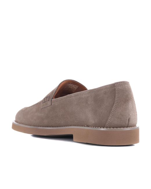 Doucal's Brown Earth Loafers for men