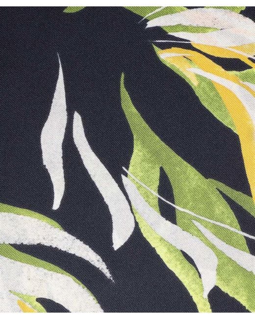 Lanvin Blue Logo Scarf