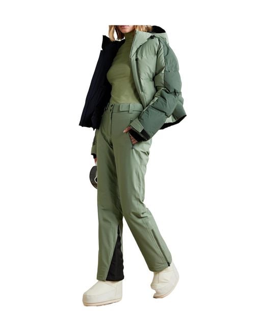 Aztech Mountain Green Team Aztech Padded Bootcut Ski Pants