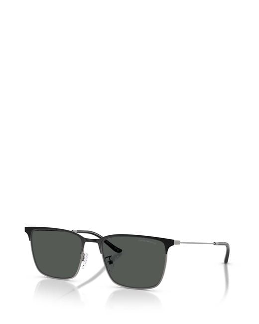 Emporio Armani Multicolor Rectangular Frame Sunglasses for men