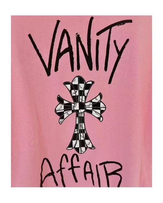 Chrome Hearts Pink Hooded Sweatshirt for men