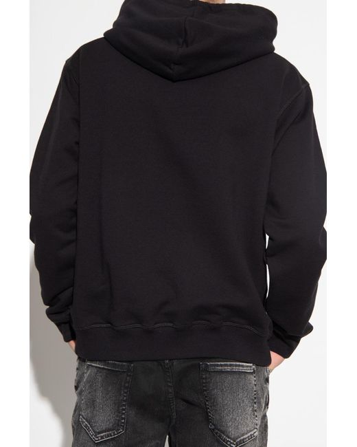 DSquared² Blue X Honda Long-Sleeved Drawstring Hoodie for men
