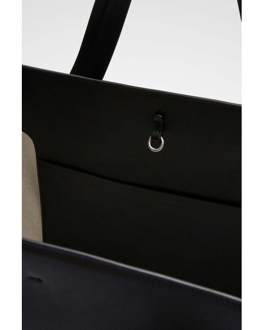 Jil Sander Black Medium Knot Tote Bag