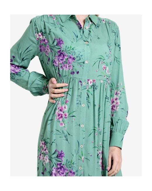 Aniye By Green Printed Pattern Dress