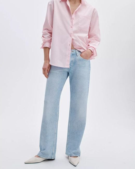 Rag & Bone Blue Belt-Loop Jeans