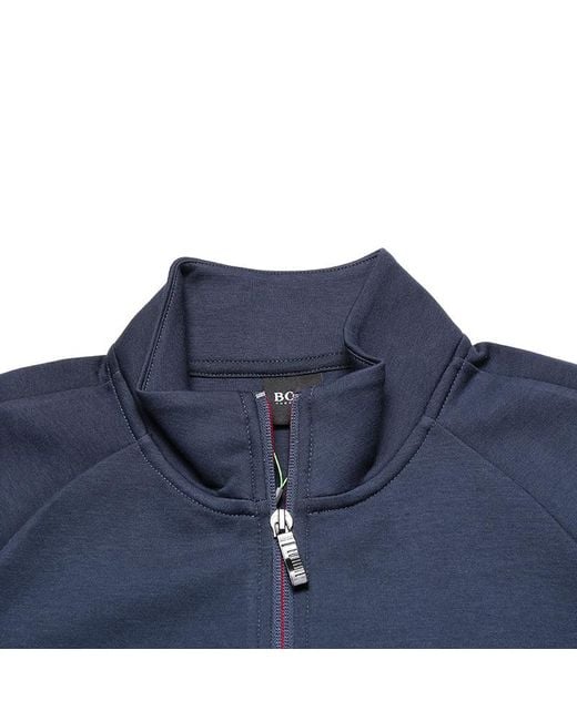 Boss Blue Logo Casual Jacket for men
