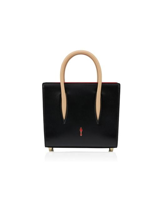 Christian Louboutin Black Logo-Detailed Top Handle Bag