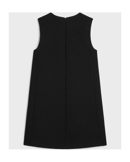 Céline Black Trapeze Mini Dress