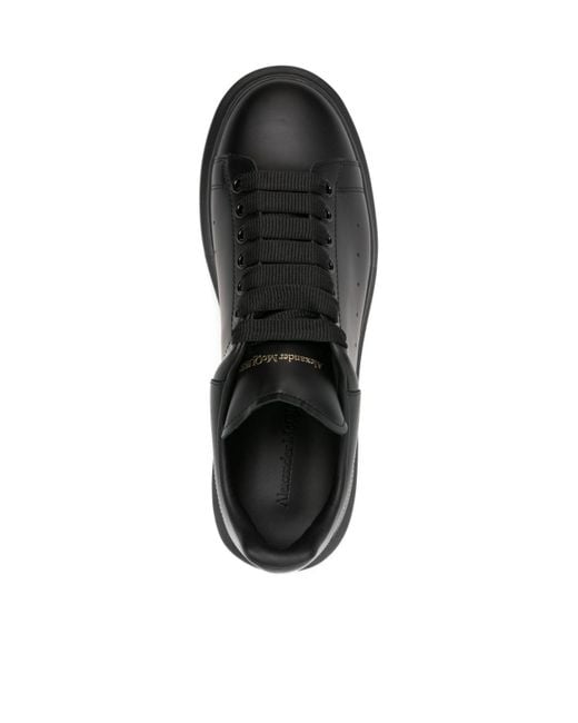 Alexander McQueen Black Lace-Up Sneakers for men