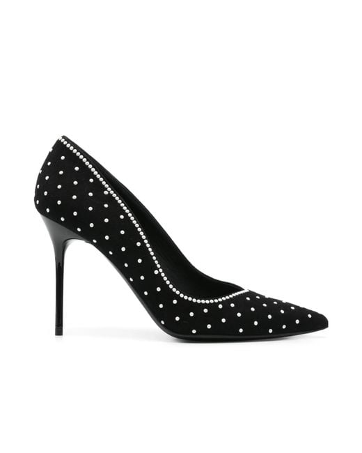 Balmain Black Pointed High Heels