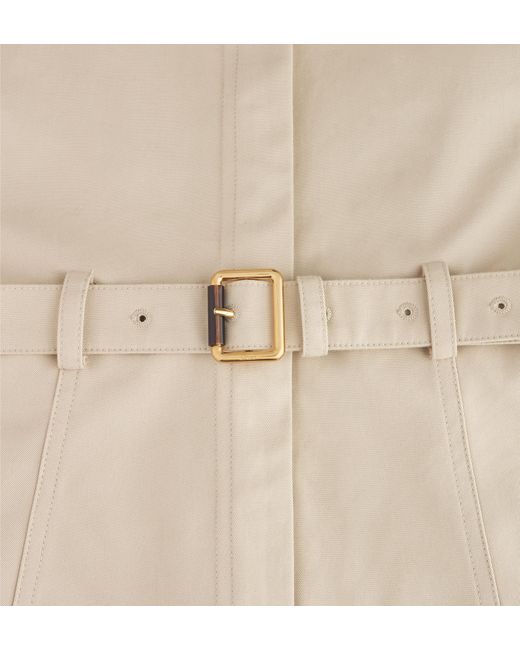 Dior Natural Médaillon Belted Shirtdress
