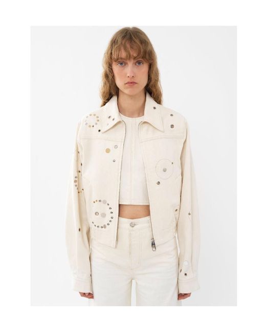 Chloé White Long-Sleeved Jacket