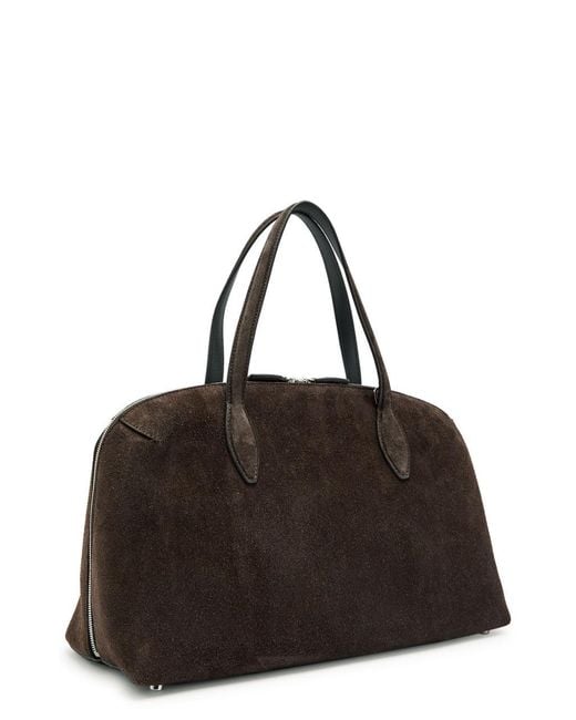 Totême Brown Suede Tote Bag