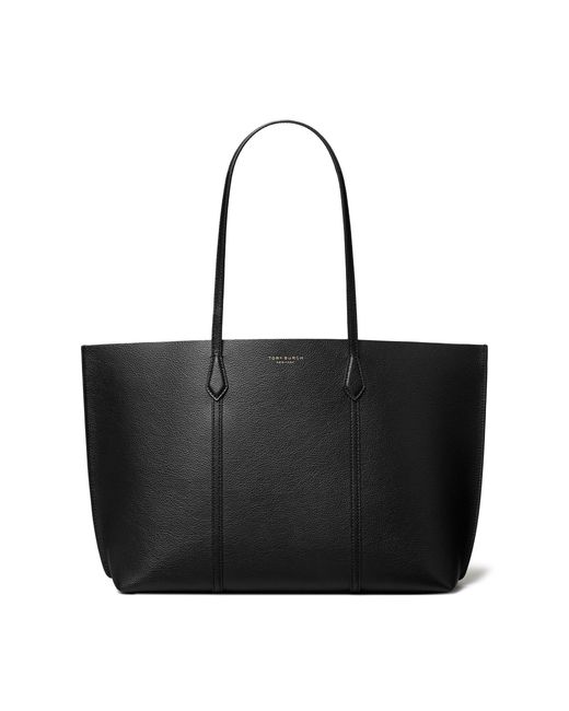 Tory Burch Black Minimalist Solid-Color Handbag