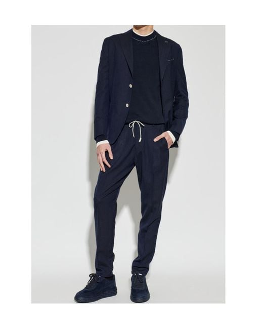 Eleventy Blue Two-Piece Tailored Suit for men