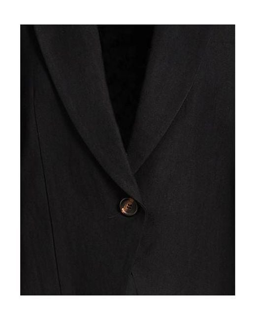 Brunello Cucinelli Black Single-Breasted Blazer