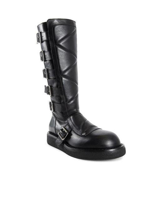 Ann Demeulemeester Black Ditte Wrap Boots