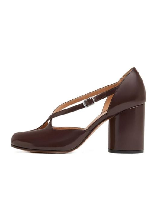 Maison Margiela Brown Tabi Décolleté
