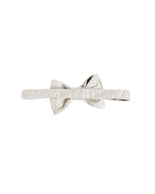 Tom Ford White Checked Bow Tie for men