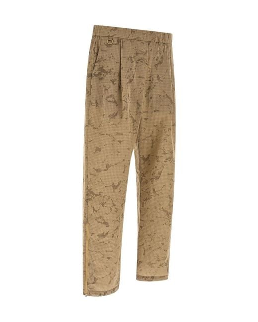 Herno Natural Laminar Oversized Camouflage Pants for men