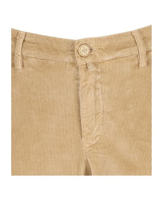 Jacob Cohen Natural Slim Corduroy Pants for men