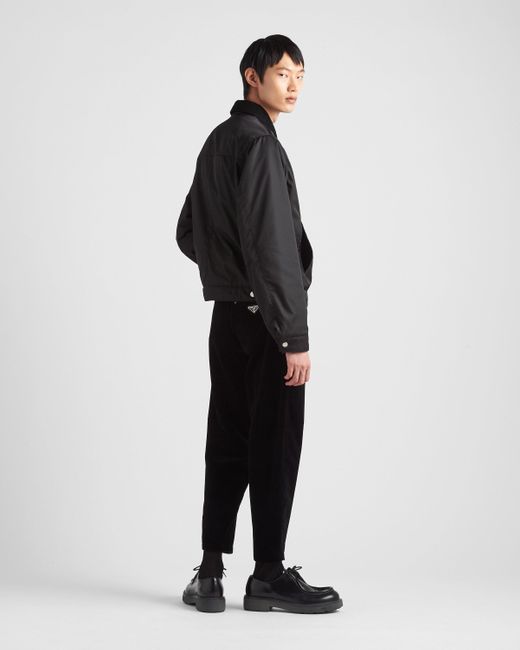 Prada Black Re-Nylon Blouson Jacket for men