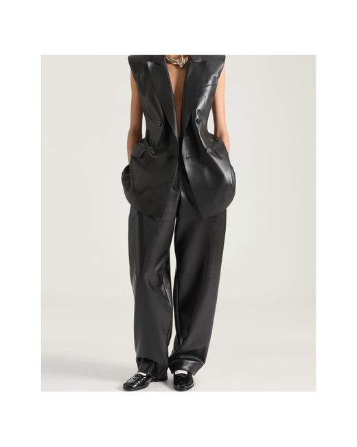 Givenchy Black Double Pleat Pants