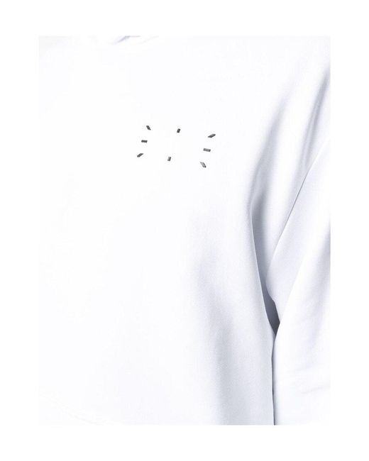 McQ Alexander McQueen White Drawstring Hoodie for men