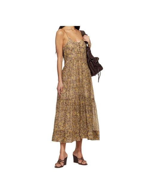 Isabel Marant Natural Isabel Marant Étoile Sabba V-Neck Dress