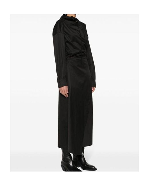 DIESEL Black D-Kley V-Neck Maxi Dress