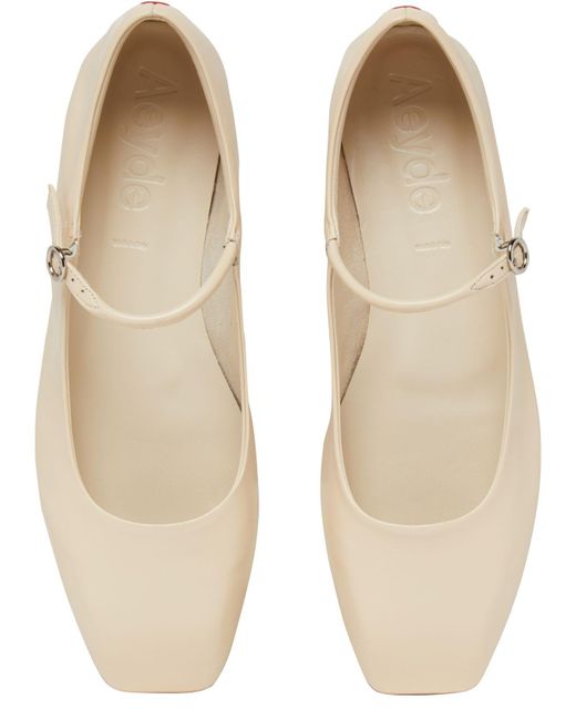 Aeyde Natural Uma Ballet Flats