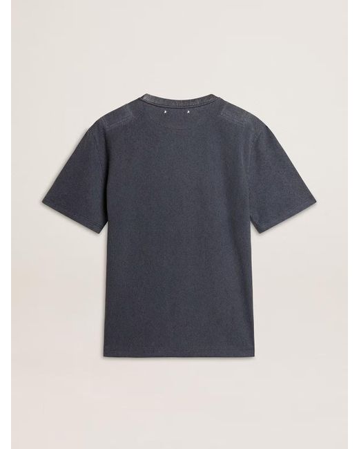 Golden Goose Deluxe Brand Blue T-Shirt for men
