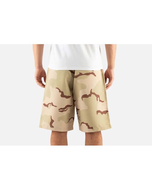 Stussy Natural Stüssy Camouflage Elastic-Waist Shorts for men