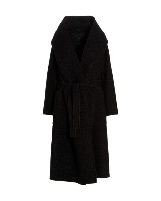 Max Mara Black Logo Coat