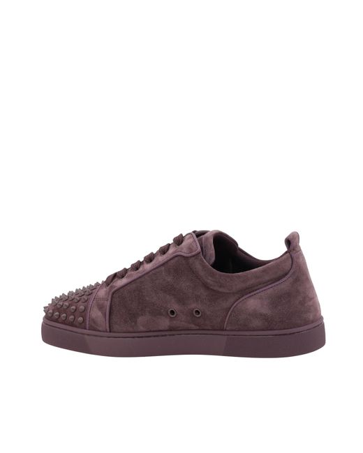 Christian Louboutin Brown Louis Junior Spikes Sneakers for men