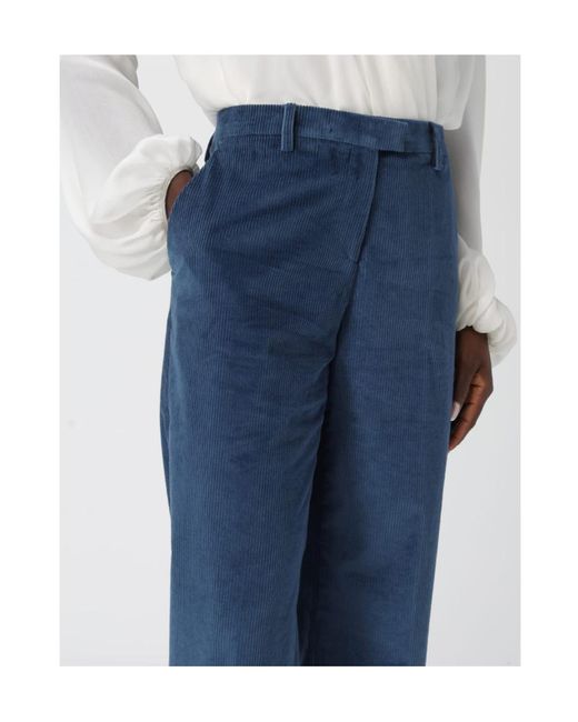 Etro Blue Corduroy Trousers