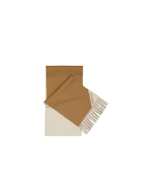 Prada Natural Cashmere Scarf