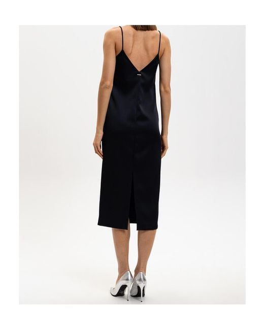 Twinset Black Spaghetti Strap Dress