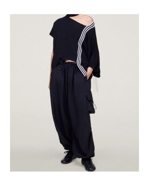 Y-3 Black Knit Top