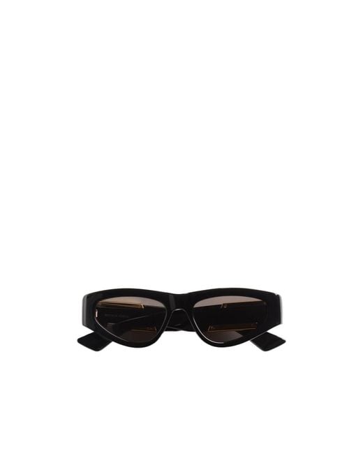 Bottega Veneta Black Eyewear Dash Cat-Eye Frame Sunglasses