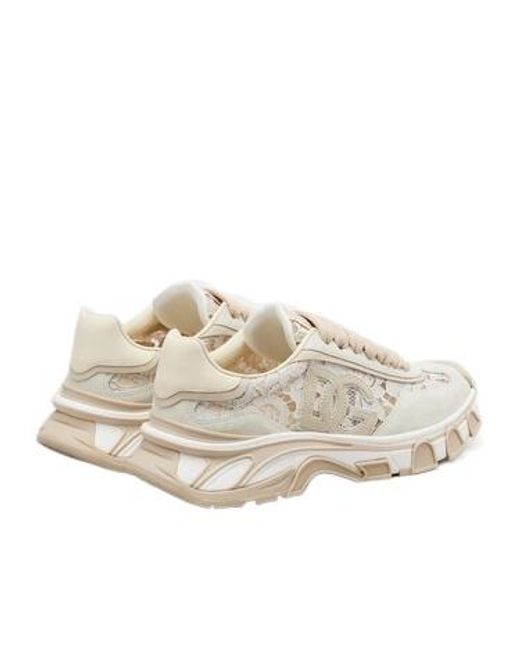 Dolce & Gabbana White Road Sneakers