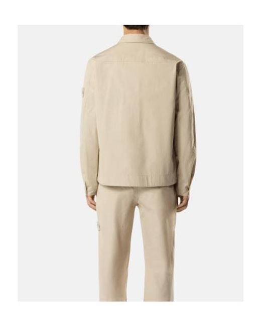 Stone Island Natural Comfort-Fit Windproof And Breathable Zip-Up Overshirt for men