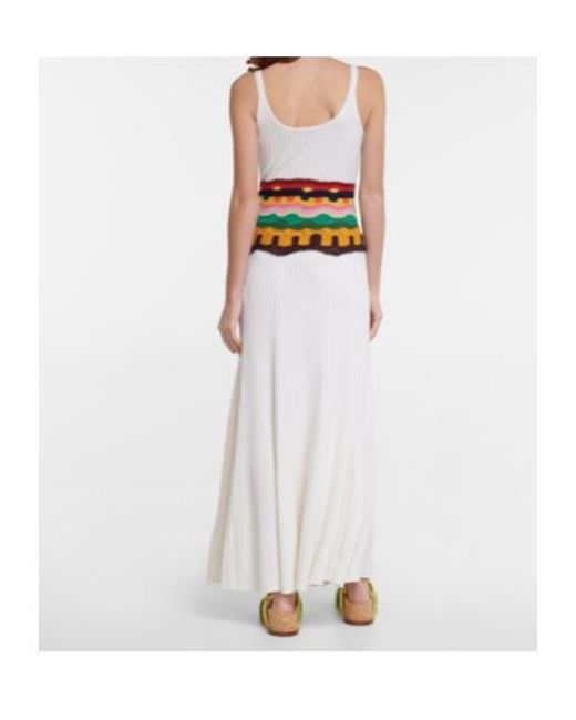 Gabriela Hearst White Sainz Cashmere Silk Dress